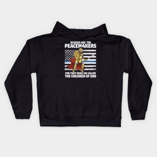 POLICE: Blessed Are The Peacemakers Kids Hoodie